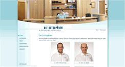 Desktop Screenshot of die-orthopaeden.eu